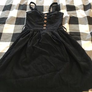 Black simple dress
